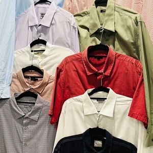10 Men's shirts!!  Great deal!!